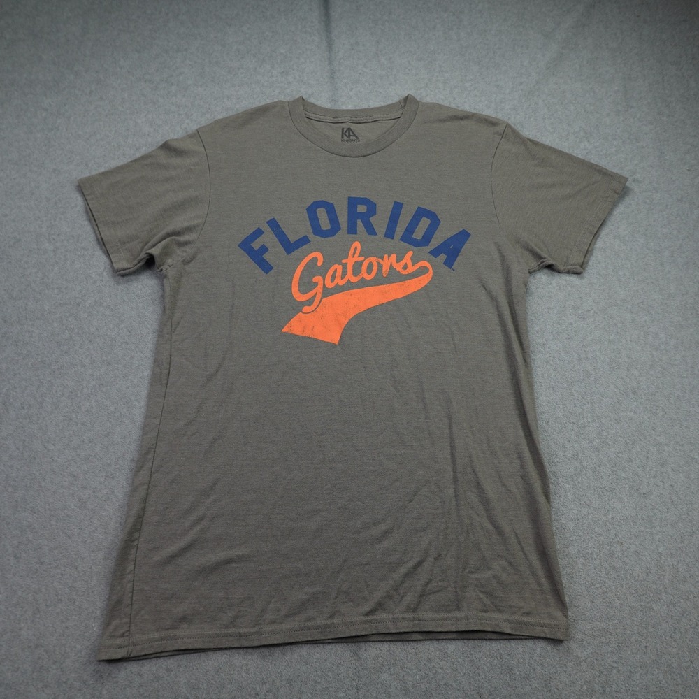 Florida Gators T Shirt Mens Medium Gray Graphic NCAA Knights Apparel